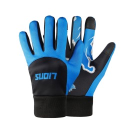 FOCO Detroit Lions NFL Palm Logo Texting Gloves