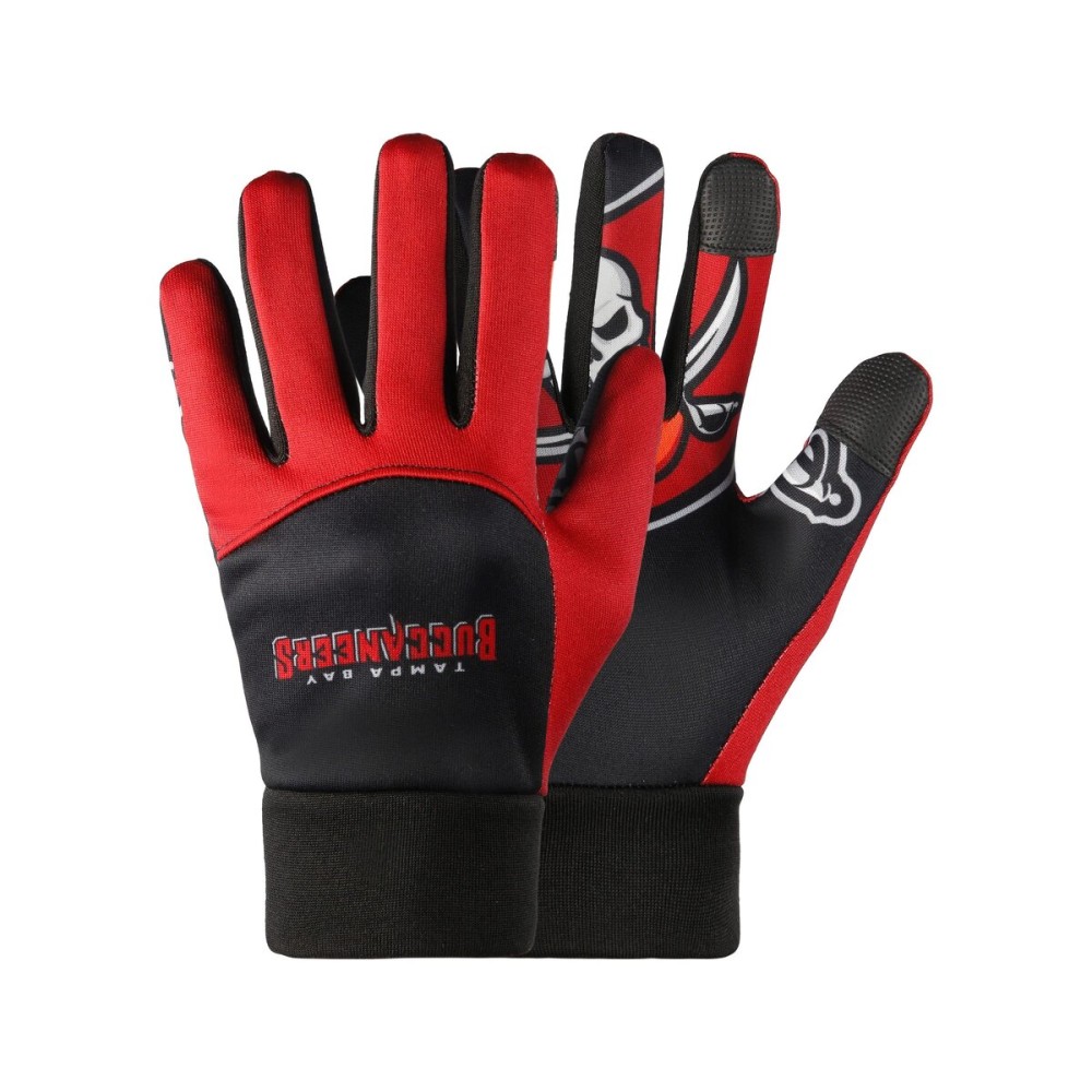 FOCO Tampa Bay Buccaneers NFL Palm Logo Texting Gloves