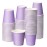Huaiid 3 Oz 100 Packs Disposable Mouthwash Cups, Bathroom Paper Cups Espresso Cups, Purple Cup for Snack, Bathroom Espresso Perfect for Home Condos Rvs Campers