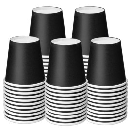 Huaiid 50 Packs Disposable Mouthwash Cups, 3 oz Bathroom Paper Cups, Espresso Disposable Coffee Cups for Snack, Perfect for Party Supplies Home Condos Rvs Campers