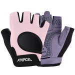 ATERCEL Weight Lifting Gloves Full Palm Protection, Workout Gloves for Gym, Cycling, Exercise, Breathable, Super Lightweight for Men and Women(Pink, X-Large)