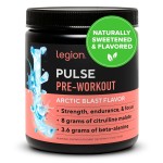 LEGION Pulse Pre Workout - All Natural Nitric Oxide Preworkout Drink to Boost Energy, Creatine Free, Naturally Sweetened, Beta Alanine, Citrulline, Alpha GPC (Arctic Blast)