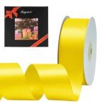 LIUYAXI Yellow Double Face Satin Ribbon 1-1/2 X 50 Yards, Ribbons Perfect for Crafts, Gift Wrapping, Bow Making and More