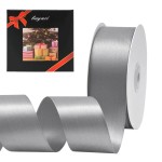 LIUYAXI Silver Double Face Satin Ribbon 1-1/2 X 50 Yards, Ribbons Perfect for Crafts, Gift Wrapping, Bow Making and More