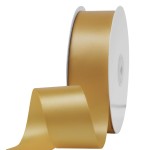 LIUYAXI Gold Double Face Satin Ribbon 1-1/2 X 50 Yards, Ribbons Perfect for Crafts, Gift Wrapping, Bow Making and More