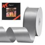 LIUYAXI Silver Double Face Satin Ribbon 2 X 50 Yards, Ribbons Perfect for Crafts, Gift Wrapping, Bow Making and More