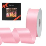 LIUYAXI Pink Double Face Satin Ribbon 1-1/2 X 50 Yards, Ribbons Perfect for Crafts, Gift Wrapping, Bow Making and More