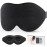 LitBear Sleep Mask for Side Sleeper Women Men, Eye Mask for Sleeping Light Blocking, 3D Contoured Cup Sleeping Mask, Soft Breathable Sleep Eye Mask with Adjustable Elastic Strap for Travel