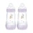 MAM Easy Start Anti-Colic Baby Bottle 9 oz, Medium Flow, Breastfeeding-Like Silicone Nipple Bottle, Reduces Colic, Gas, & Reflux, Easy-to-Clean, BPA-Free, Vented Baby Bottles for Newborns, 2+ Months