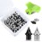 Nuolifee 1/4 Inch Track Spikes, 100 Pieces Steel Track Shoe Spikes Replacements and Spike Wrench for Sports Running Track Shoes Golf Spikes