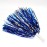 baotongle 12 PCS Cheerleading Squad Spirited Fun Poms Pompoms Cheer Costume Accessory for Party Dance Sports (Slivery Blue)