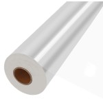 JOYIT 220 ft Clear Cellophane Wrap Roll (35 in x 220 ft) - 3 Mil Thickness Cellophane Roll, Cellophane Bags Large, Clear Wrapping Paper for Flower Gift Baskets Wrap (35 fold into 17.5)