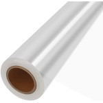 JOYIT 110 ft Cellophane Wrap Roll (35 in x 110 ft) - 3 Mil Thickness, Clear Bags, Wrapping Paper for Flower Gift Baskets (35 fold into 17.5)