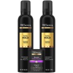 TRESemm Shaping Mousse, Extra Hold 2-Pack -Moisturizing Hair Mousse for Sculpting, 24H Frizz Control + Keratin Mask