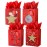 KomoLeay 4 Pack 13 Large Size Gift Bags Assorted Christmas Pattern gift bags with Tissue Paper for Christmas Party Supplies Decor, Wrapping Holiday Gifts-10 X 5 X 13