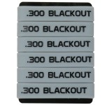 Aolamegs 300 Blackout Magazine Marking Band 6 Pack (Grey-Black)
