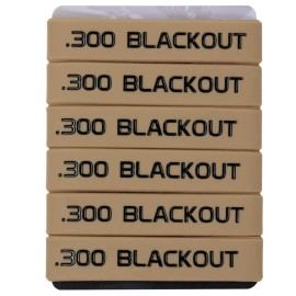 Aolamegs 300 Blackout Magazine Marking Band 6 Pack (Khaki-Black)