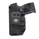 Taurus G3C Holster, Taurus G2C Holster, Carbon Fiber IWB Kydex for Taurus G3C / G2C 9mm G2S / Millennium PT111 G2 / PT140 Pistol, Inside Waistband - Black, Left Hand