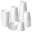 Huaiid 3 oz 50 Pack Disposable Cups, Small Paper Cups Mouthwash Cups, Espresso Disposable Cup for Bathroom, Snack, Espresso, Mouthwash (White)