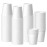 Prgery 100 Pack 3 oz White Paper Cups, Bathroom Cups Disposable,Moushwash Cup Small Snack Cup for Water, Juice, Candy Ideal for Party Bathroom and Office