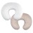 OWLOWLA 2Pack Nursing Pillow Cover White&Khaki Nursing Covers Set Breastfeeding Pillow Slipcover Fits Naked Nursing Pillow for Baby Boy Girl(White/Khaki)