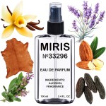 MIRIS No. 33296, Inspired by Fabulous, Long-Lasting Unisex Eau de Parfum for Women & Men, Spray 3.4 Fl Oz / 100 ml