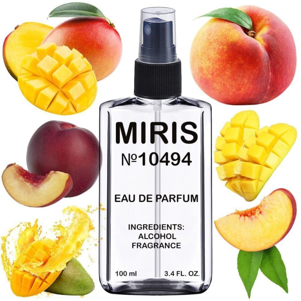 MIRIS No. 10494 Mango Peach, Long-Lasting Unisex Eau de Parfum for Women & Men, Spray 3.4 Fl Oz / 100 ml