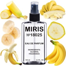 MIRIS No. 18025 Banane, Long-Lasting Unisex Eau de Parfum for Women & Men, Spray 3.4 Fl Oz / 100 ml