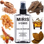 MIRIS No. 2483, Inspired by Tobacco Oud, Long-Lasting Unisex Eau de Parfum for Women & Men, Spray 3.4 Fl Oz / 100 ml