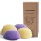 myHomeBody Natural Konjac Facial Sponges - for Gentle Face Cleansing and Exfoliation - with Lavender Purple and Turmeric Yellow, Set of 4