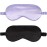 2Pack Silk Sleep Mask,IEKEODI Eye Mask for SleepingElastic Blackout Eye Mask & Blindfold for Full Night\'s Sleep,Travel and Nap(Black+Purple)