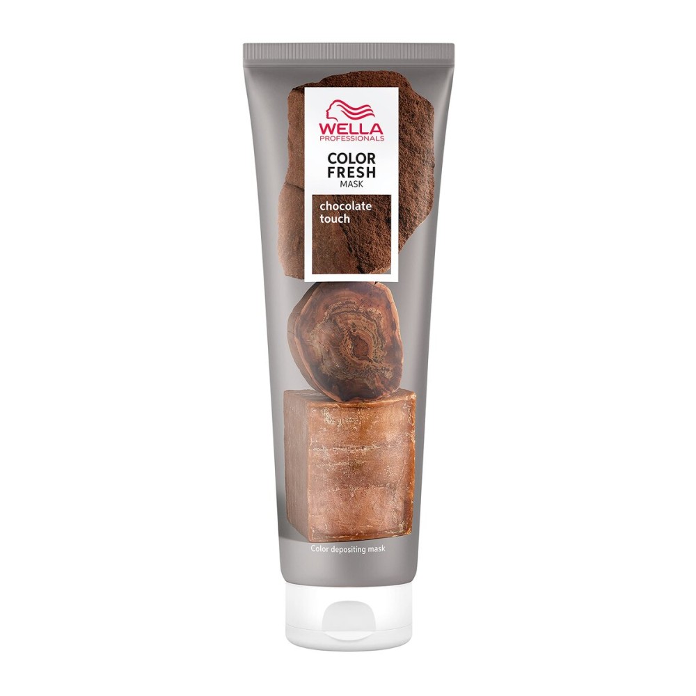 Wella Professionals Color Fresh Mask | Chocolate Touch | Natural Shade | Hair Color-Depositing Mask | Vegan Formula with Avocado Oil | Zero Damage | Silicone Free | 5 Fl Oz