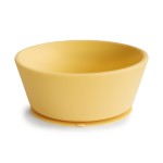mushie Silicone Suction Bowl | BPA-Free Non-Slip Design (Daffodil)