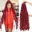 36 Inch 1 Packs Soft Locs BUG Red Color Burgundy Crochet Hair Pre Extended Long New Faux Locs Pre-looped Super Lightweight Synthetic Hair Braids For Black Women (36inch, 1pack, BUG)