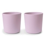 mushie Dinnerware Cups For Kids | Made in Denmark, Set of 2 (Soft Lilac)