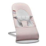 BabyBjrn Bouncer Balance Soft, Light Gray Frame, Cotton/Jersey, Light Pink/Gray