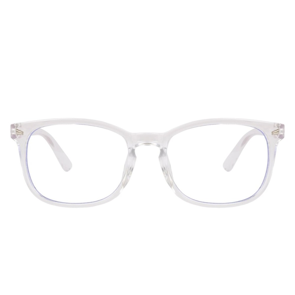 WINTOO Blue Light Glasses for Woman Men | 99% Blue Light Blocking Glasses | Computer Glassess | Night Driving | Gaming | TV Phone Screen Reader Square Frame | Anti Eyestrain & UV Glare Protection