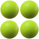 AppleRound 8.5-inch Dodgeball Playground Balls, Pack of 4 Balls with 1 Pump, Official Size for Dodge Ball, Handball, Camps and Schools (Green)