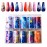 Makartt Nail Foil Sheets, 10 Rolls Transfer Nails Stickers with Starry Sky Flower Butterfly Art Designs, Adhesive Decals Supplies - 4x100cm