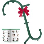 Shrdaepe Massage Trigger Point Cane, Body Deep Tissue, Handheld Back, Neck, Shoulder, Leg and Feet Massager Rod, Muscle Release Tool Self Massage Hook Cane Gifts for Women & Men, Green