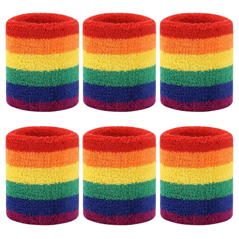 BEACE Sweatbands Sports Wristband for Men & Women - Moisture Wicking Athletic Cotton Terry Cloth Sweatband for Tennis, Basketball, Running, Gym, Working Out