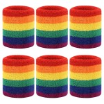 BEACE Sweatbands Sports Wristband for Men & Women - Moisture Wicking Athletic Cotton Terry Cloth Sweatband for Tennis, Basketball, Running, Gym, Working Out