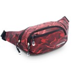 Crossbody Fanny Packs for Women, 5-Zipper Pockets Water Resistant Practical Waist Bag, for Outdoor Running Cycling Sports Travel Hiking Camping Fishing Fashionable Belt Bags