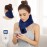 JOBYNA Heating Pad for Neck, Hands-Free Electric Heated Neck Wrap for Pain Relief, 298\'\' Neck Heat Pad with 8.53ft Power Cord, Auto Shut Off,Size/Temperature/Time AdjustableNavy