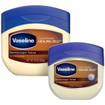 Vaseline Cocoa Butter Healing Jelly, 2-Size Variety Bundle - 1 Dermatologist-Recommended Skin Protectant, Healing Ointment for Sensitive and Dry Skin
