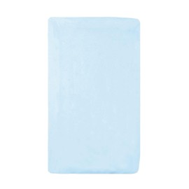 American Baby Company 100% Natural Cotton Fitted Cradle/Bassinet Sheet 36 x 18 - Soft, Breathable & Hypoallergenic Bed Sheet, Baby Blue, Neutral for Boys & Girls