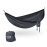 ENO DoubleNest Hammock - Lightweight, Portable, 1 to 2 Person Hammock - for Camping, Hiking, Backpacking, Travel, a Festival, or The Beach - Charcoal/Black