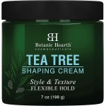 Botanic Hearth Tea Tree Shaping Cream, Hair Styling Cream with Collagen & Biotin | Style & Texture, Strong & Flexible Hold, for All Hair Types | Men and Women | Made in USA | 7 Oz