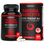 Fadogia Agrestis and Tongkat Ali Supplement Performance Blend - (120 Capsules) - Maximum Strength - Drive, Athletic Performance & Muscle Mass - Gluten Free, Non-GMO, Vegan Capsules - USA Made