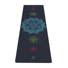 nuveti Yoga Mat Print Extra Thick TPE Non Slip Fitness Exercise Mat with Carrying Bag,72x24 Extra Thick 6MM Exercise & Workout Mat for Yoga, Pilates Fitness and Floor Exercises